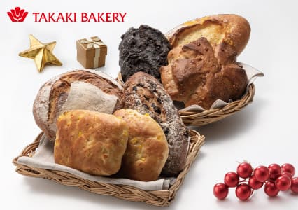 タカキベーカリー クリスマスパンセット(6種類入り)の商品画像