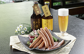 水口酒造 道後ビール・城川ウインナーセット（父の日ラベル）の商品画像