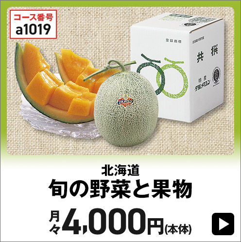 北海道 旬の野菜と果物 月々4,000円(本体)