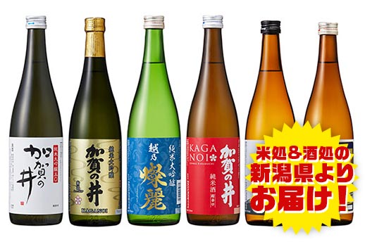 加賀の井酒造 飲み比べ日本酒6本セット(純米大吟醸3本入り)の商品画像