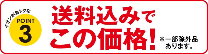 イオンがおトクなPOINT3 送料込みでこの価格！ ※一部除外品あります。