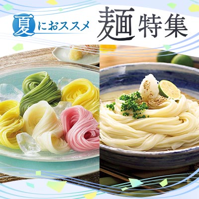 夏におススメ！ヒンヤリ麺特集