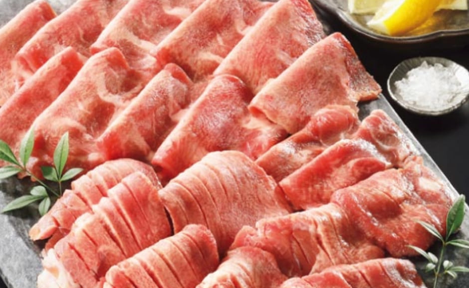 仔牛のたん厚切り・薄切りセットの商品画像