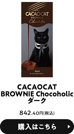 CACAOCAT BROWNIE Chocoholic ダーク 842.40円(税込) 購入はこちら
