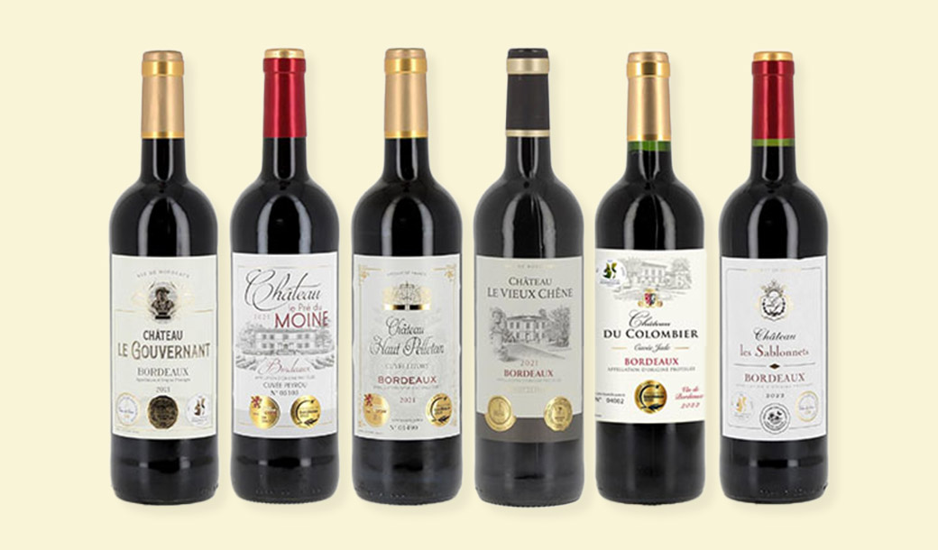 合計13金！トリプル＆ダブル金賞ボルドー赤ワイン6本セットの商品画像