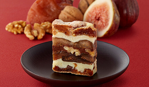 一善や 干柿と胡桃と無花果のミルフィーユ 6個 商品画像