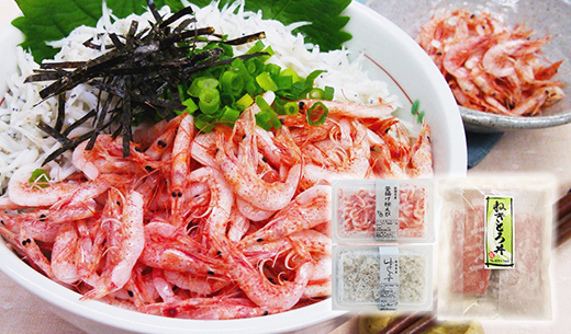 焼津石原水産 釜揚げ桜えびしらす・まぐろ丼の具付の商品画像