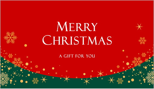 MERRY CHRISTMAS A GIFT FOR YOU