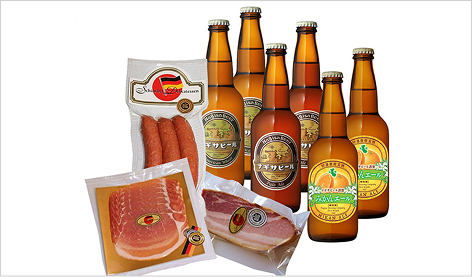 ナギサビール 贅沢ハムセットの商品画像