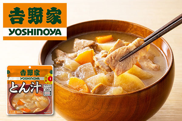 吉野家 レトルトとん汁10袋 (L7675)