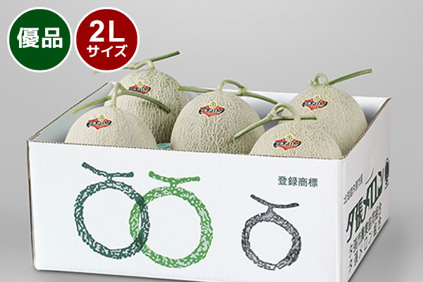 北海道夕張市産 JA夕張市 夕張メロン 優品 2Lサイズ 5個