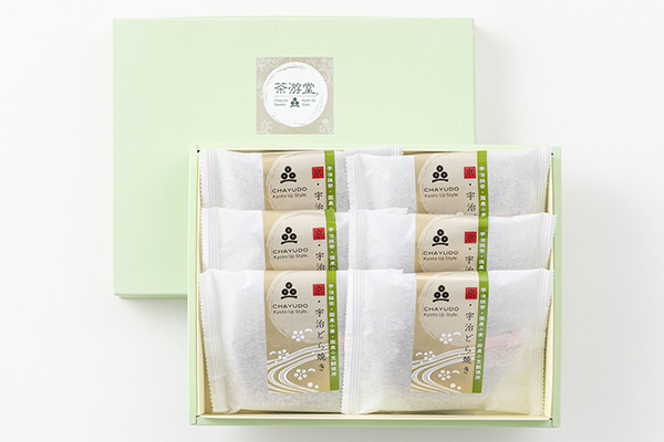 京都宇治 茶游堂　京・宇治どら焼き 6個入り お届け内容