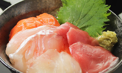 福井県 鮮魚丸松 海鮮丼セット 三種盛り丼