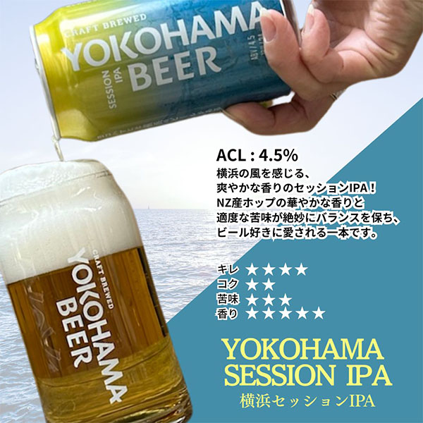 横浜ビール・クラフト缶5種9缶飲み比べセット 各350ml【サマー