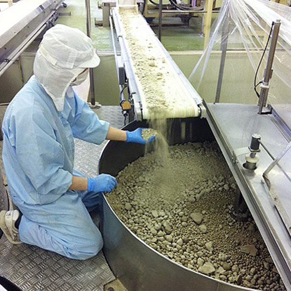 蕎麦の実を確認