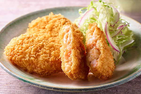 コリコリのえびがはいったエビカツ