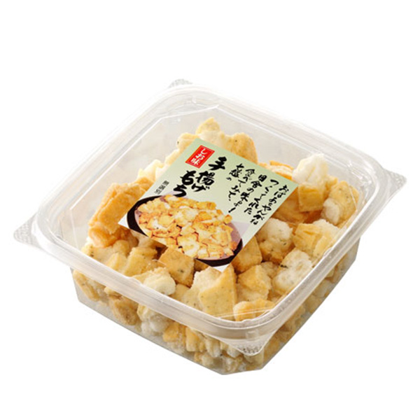 七越製菓 カップ手揚げもち しお味パッケージ