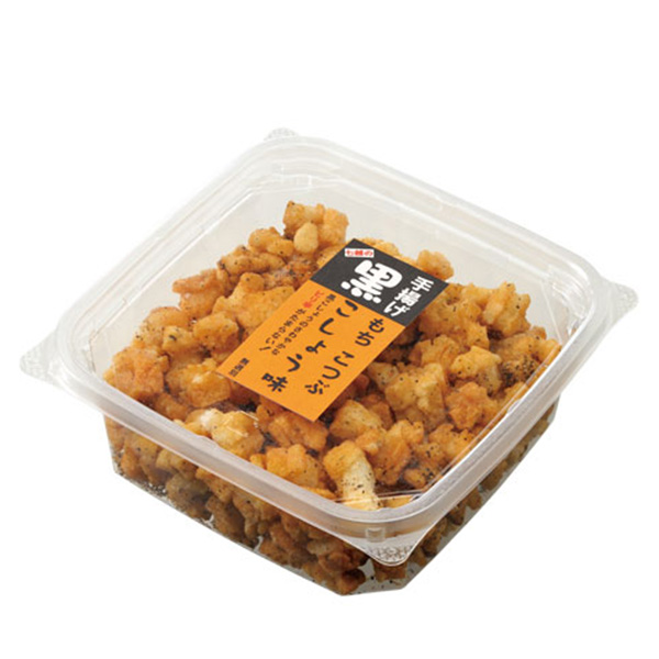 七越製菓 カップ手揚げもち 黒こしょう味パッケージ