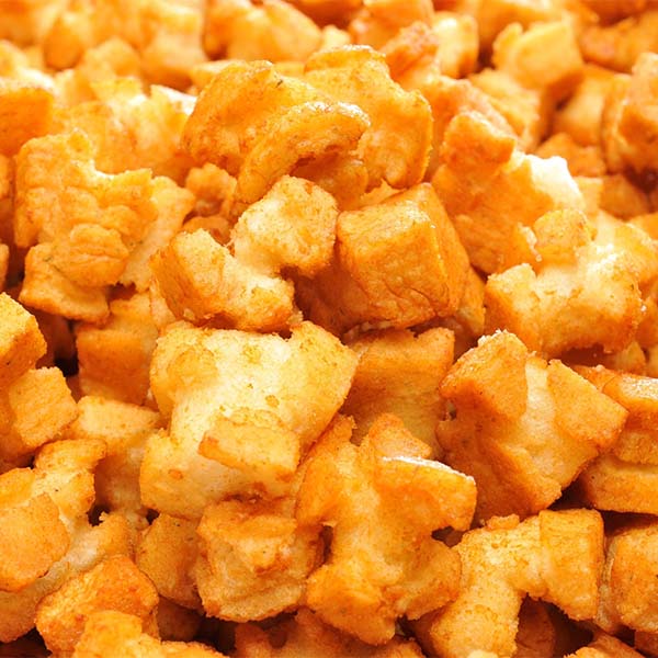 揚げた後の手揚げもち