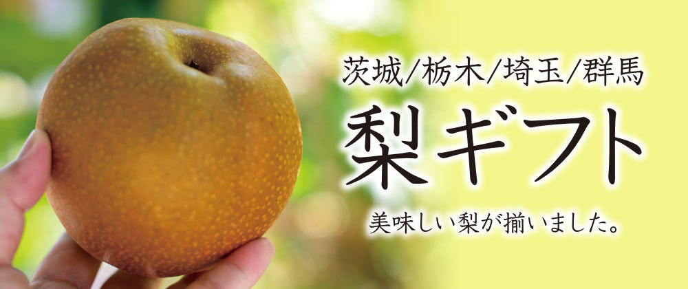 茨城/栃木/埼玉/群馬の梨ギフト｜おいしい梨がそろいました。