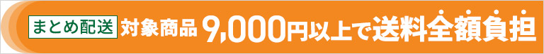 まとめ配送限定 9,000円以上で送料無料キャンペーン｜2024/12/20（金）～12/31（火）まで　詳しくはこちら→