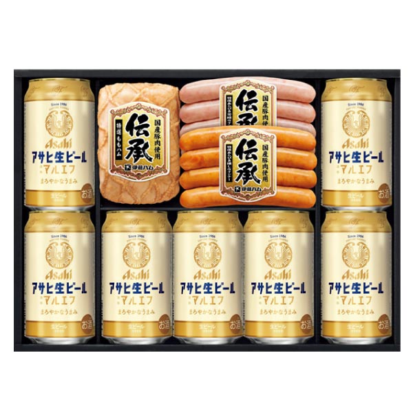 アサヒ生ビール＆国産豚肉使用「伝承」セット【夏ギフト・お中元】[AP-50]　商品画像1