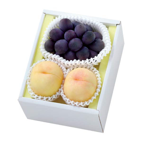 岡山県産 岡山の白桃とピオーネ詰合せ(お届け期間：7/1〜8/25)【夏の贈りもの・お中元】　商品画像1