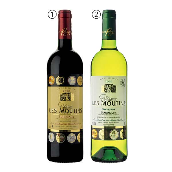 ボルドー産 赤白ワインセット【夏の贈りもの・お中元】[FB-RR2]　商品画像1