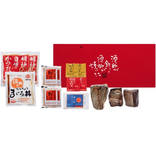 明神水産 鰹と鮪を楽しむ詰合せ〜藁焼きたたきとどんぶり〜【父の日】　商品画像1