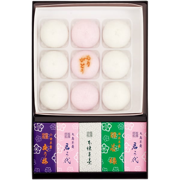 塩瀬総本家 薯蕷饅頭・姫羊羹詰合せ【父の日】 商品画像1