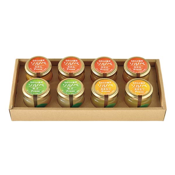 伊藤農園 なめらか寒天ソルベセット【夏の贈りもの・お中元】[SO-8]　商品画像1