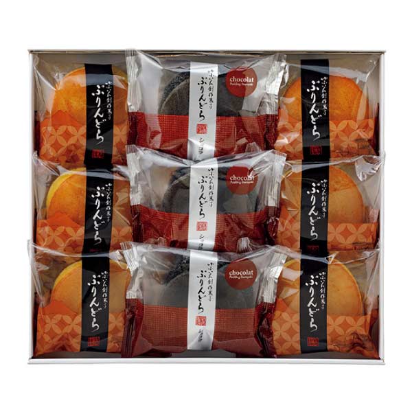 菊家 ゆふいん創作菓子 ぷりんどら詰合せ【夏の贈りもの・お中元】　商品画像1