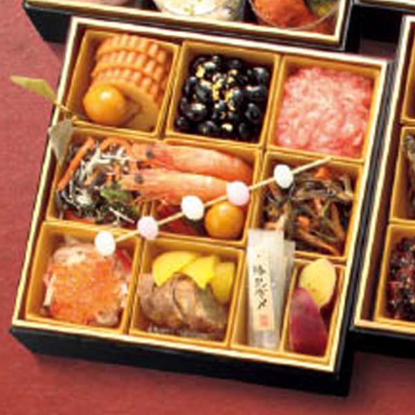 京都料亭 うお寿 和風・洋風・中華 6段重おせち料理 招福【6人前・80品目】【イオンのおせち】【近畿・中四国地区お届け限定】　商品画像1