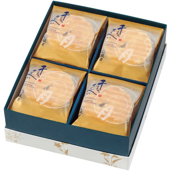 京菓子處 鼓月 プレミアム千寿せんべい【冬の贈りもの・お歳暮】[PSJ-16]　商品画像1