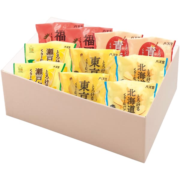 八天堂 ふるさとくりーむパン5種10個詰合せ【冬の贈りもの・お歳暮】[c120]　商品画像1