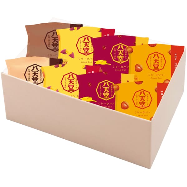 八天堂 冬のくりーむパン5種8個詰合せ【冬の贈りもの・お歳暮】[WT167]　商品画像1