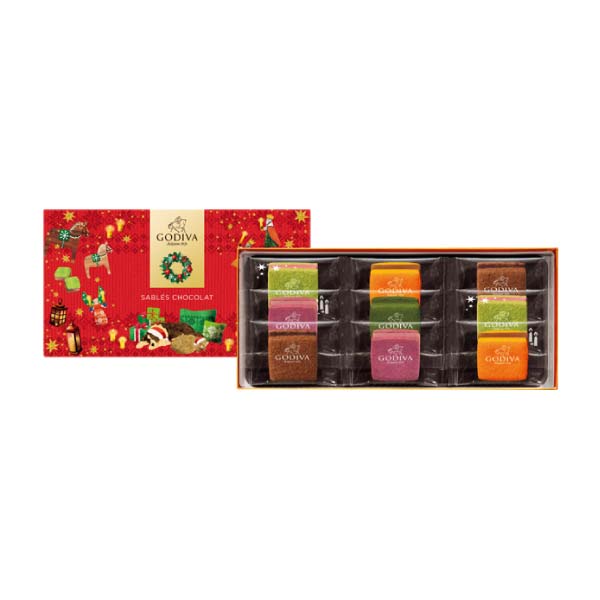 ゴディバ ホリデー サブレショコラ 9個入【冬の贈りもの・お歳暮】[GSC-304]　商品画像1