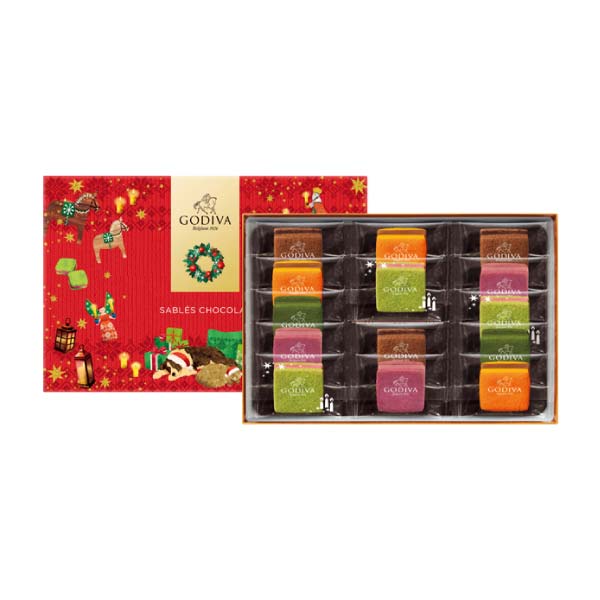ゴディバ ホリデー サブレショコラ 14個入【冬の贈りもの・お歳暮】[GSC-504]　商品画像1
