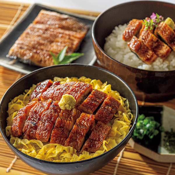 まんてんや 手焼きうなぎ蒲焼切身、ひつま武士どんセット【夏の贈りもの・お中元】　商品画像1