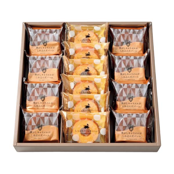 森の庭 焦がしキャラメルがしみ込んだバーム詰合せ 14個【冬の贈りもの・お歳暮】[MRK-04]　商品画像1