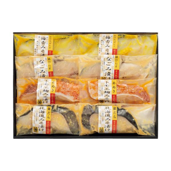 札幌 丸加水産 北海道蔵元の味噌を使った味噌漬けセット【冬の贈りもの・お歳暮】 商品画像1