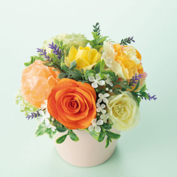 Luna シルクと和紙で彩る花「めぐみ」 【母の日】　商品画像1
