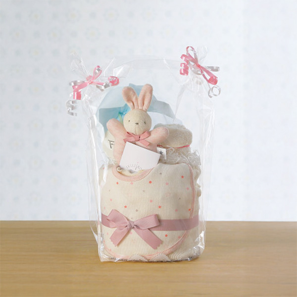 おむつケーキ(コンペイトウプリント)ピンク[344809 26-0267-083(ピンク)]【年間ギフト】　商品画像1