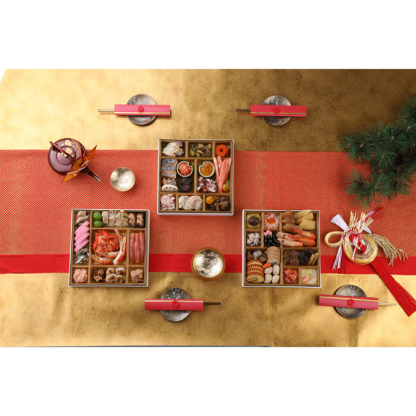 島の人 北海道海鮮和風おせち三段重「あつもり」【4人前・48品目】【イオンのおせち】 商品画像1