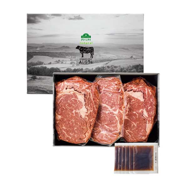 トップバリュ グリーンアイナチュラル タスマニアビーフ ローストビーフステーキ(リブアイ)【夏の贈りもの・お中元】　商品画像1