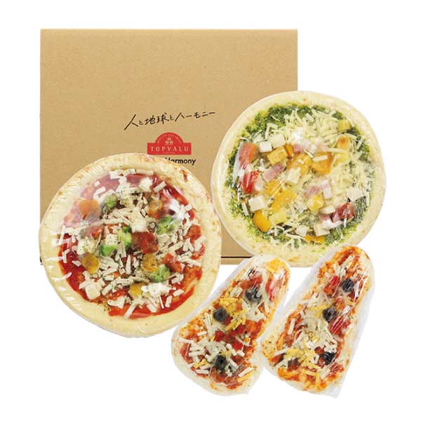 トップバリュ 日高良実監修 夏野菜を使った彩りのピッツァ3種セット【夏の贈りもの・お中元】　商品画像1