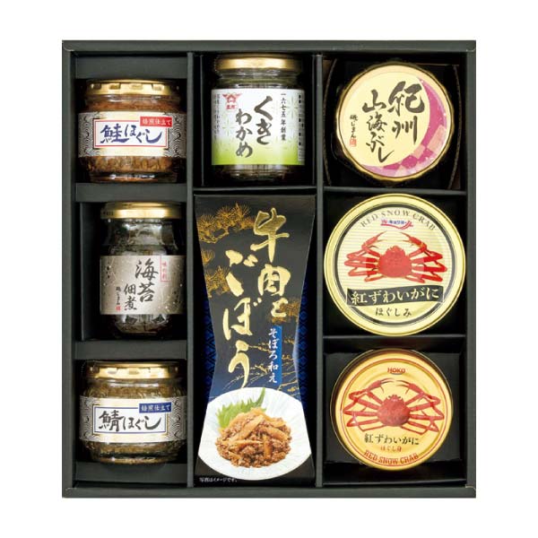 かに缶＆酒悦＆佃煮詰合せ【冬の贈りもの・お歳暮】[CAN-100AV]　商品画像1