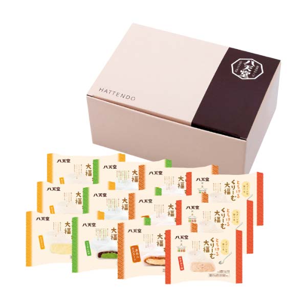 八天堂 とろけるくりーむ大福セット【冬の贈りもの・お歳暮】[DA023]　商品画像1