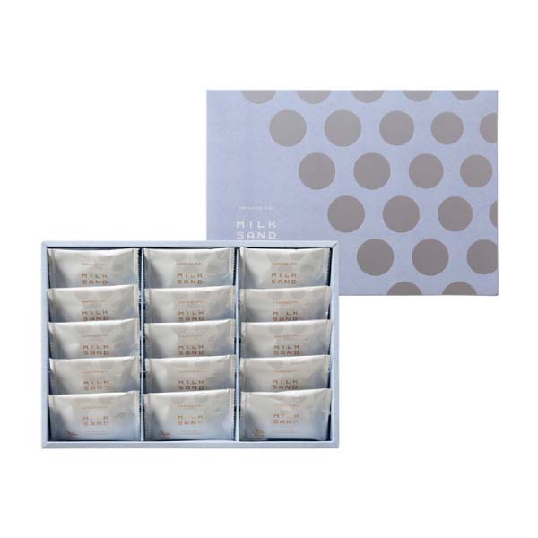 フェルム ラ・テール美瑛 北海道美瑛ミルクサンド15枚入【冬の贈りもの・お歳暮】[MS15]　商品画像1