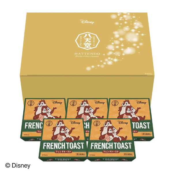 八天堂 【Disney】チップ＆デール/くりーむパンフレンチトースト風5個入【母の日】　商品画像1